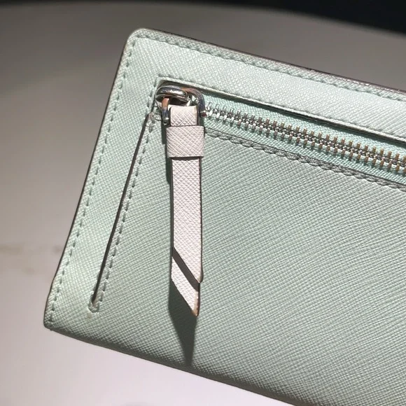 KATE SPADE Madison wallet, leather, mint green - Picture 5 of 8